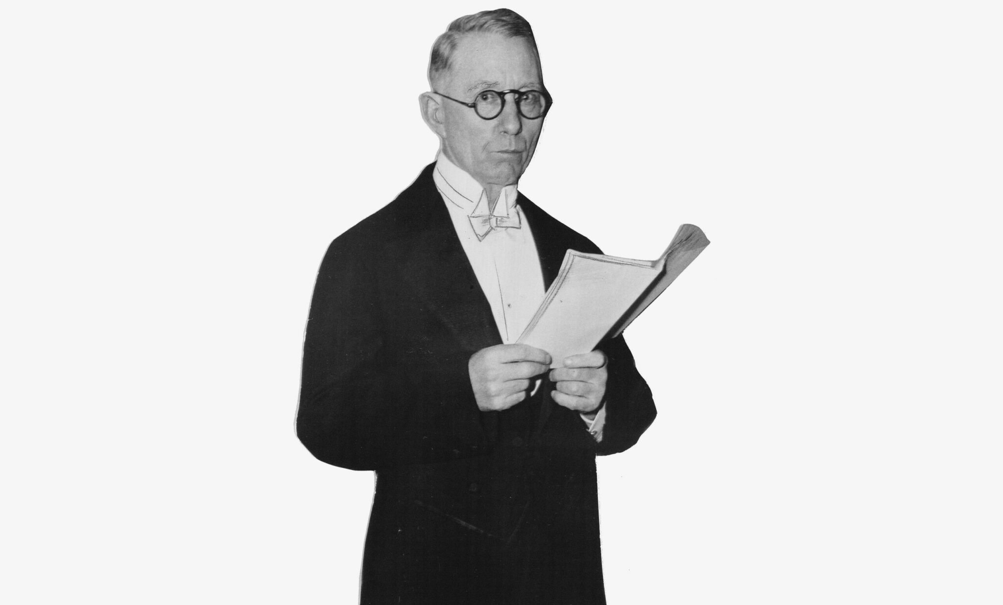 Forfatter Johannes V. Jensen. Foto: Oluf Wissing / Det Kongelige Bibliotek